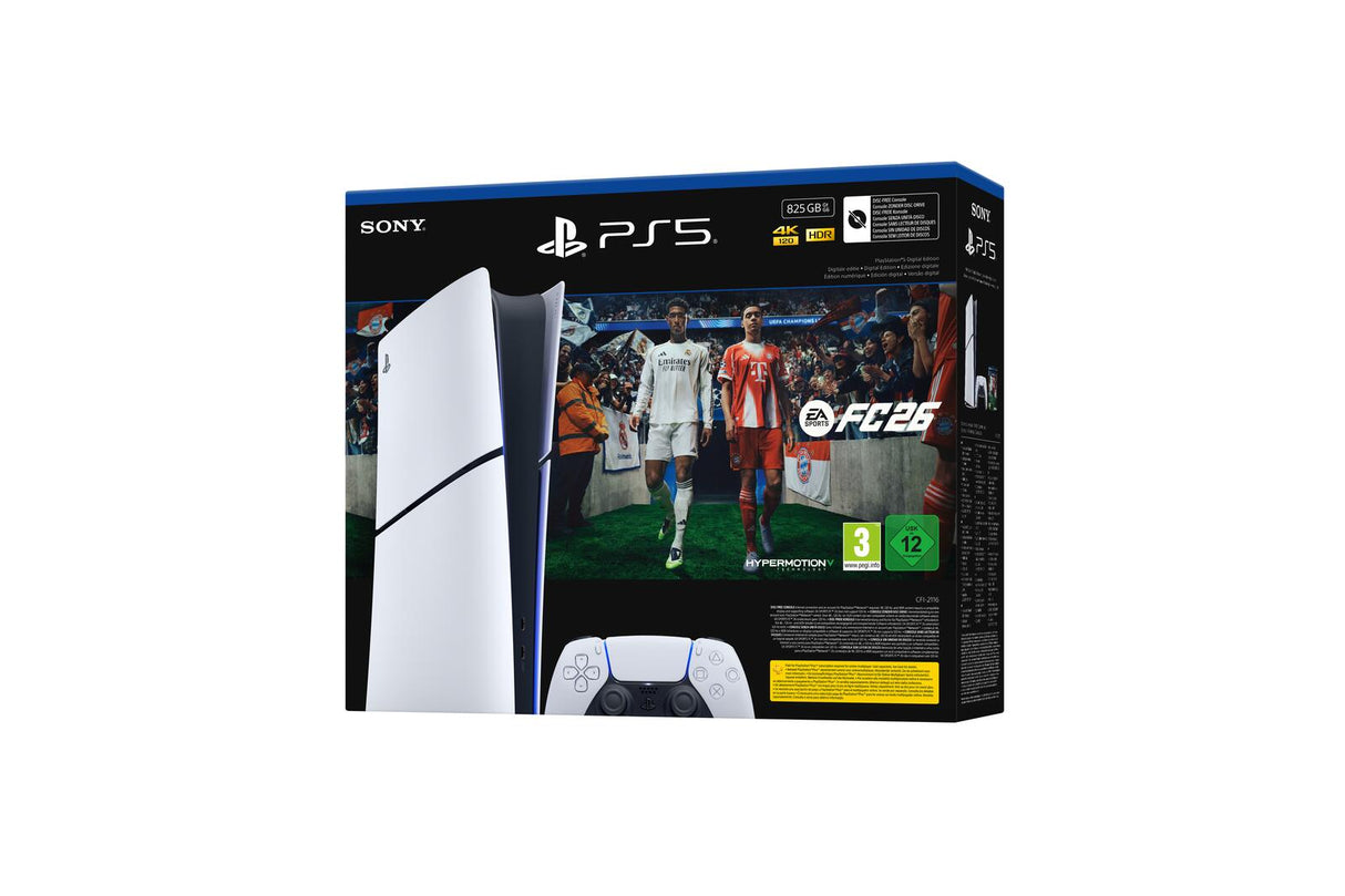 Sony Playstation 5 Slim Digital Edition - EA Sports FC 26 Bundle Konsole (1x Controller)