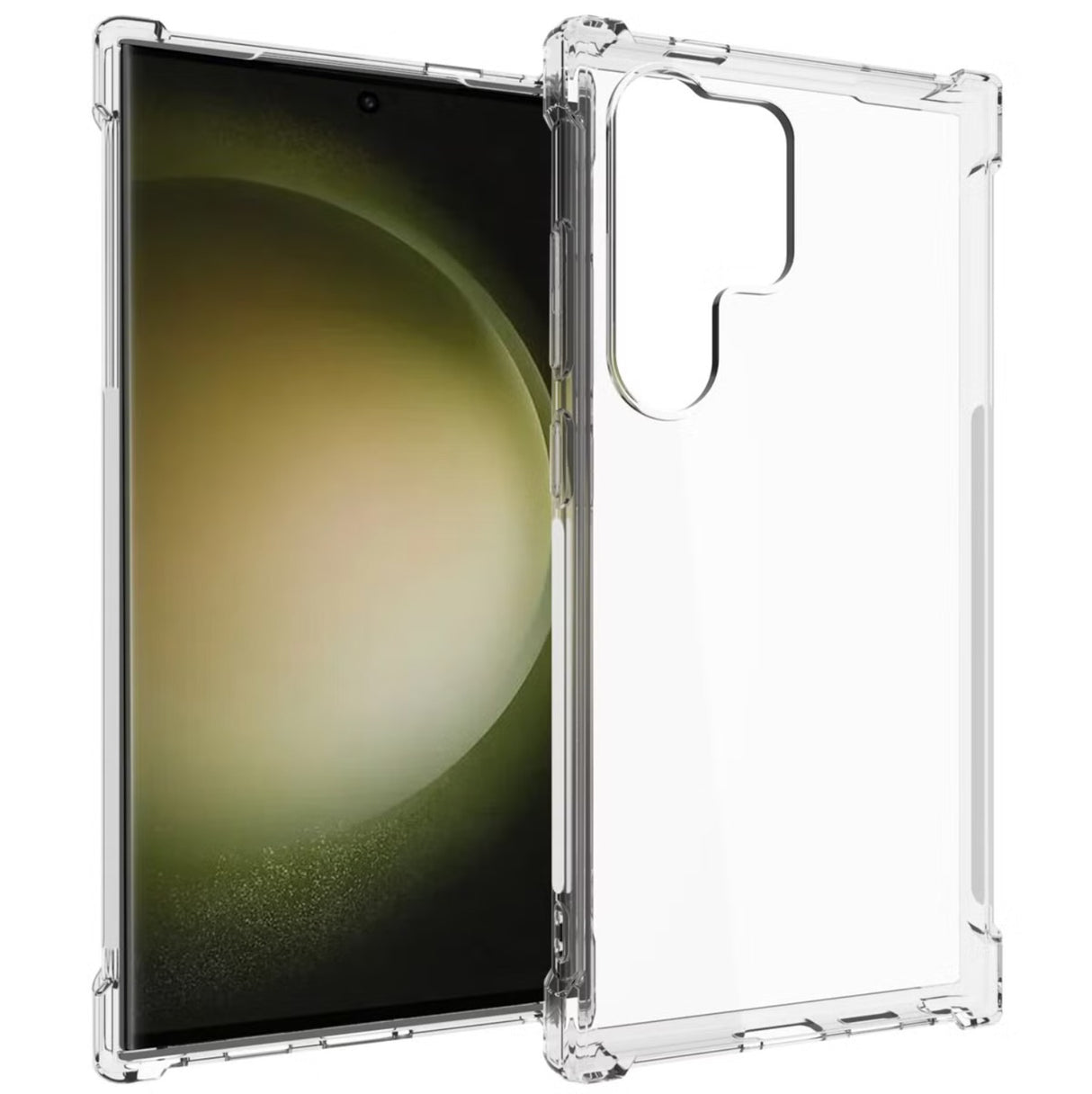 Handyhülle für Samsung Galaxy S24 Ultra Transparent Silikon