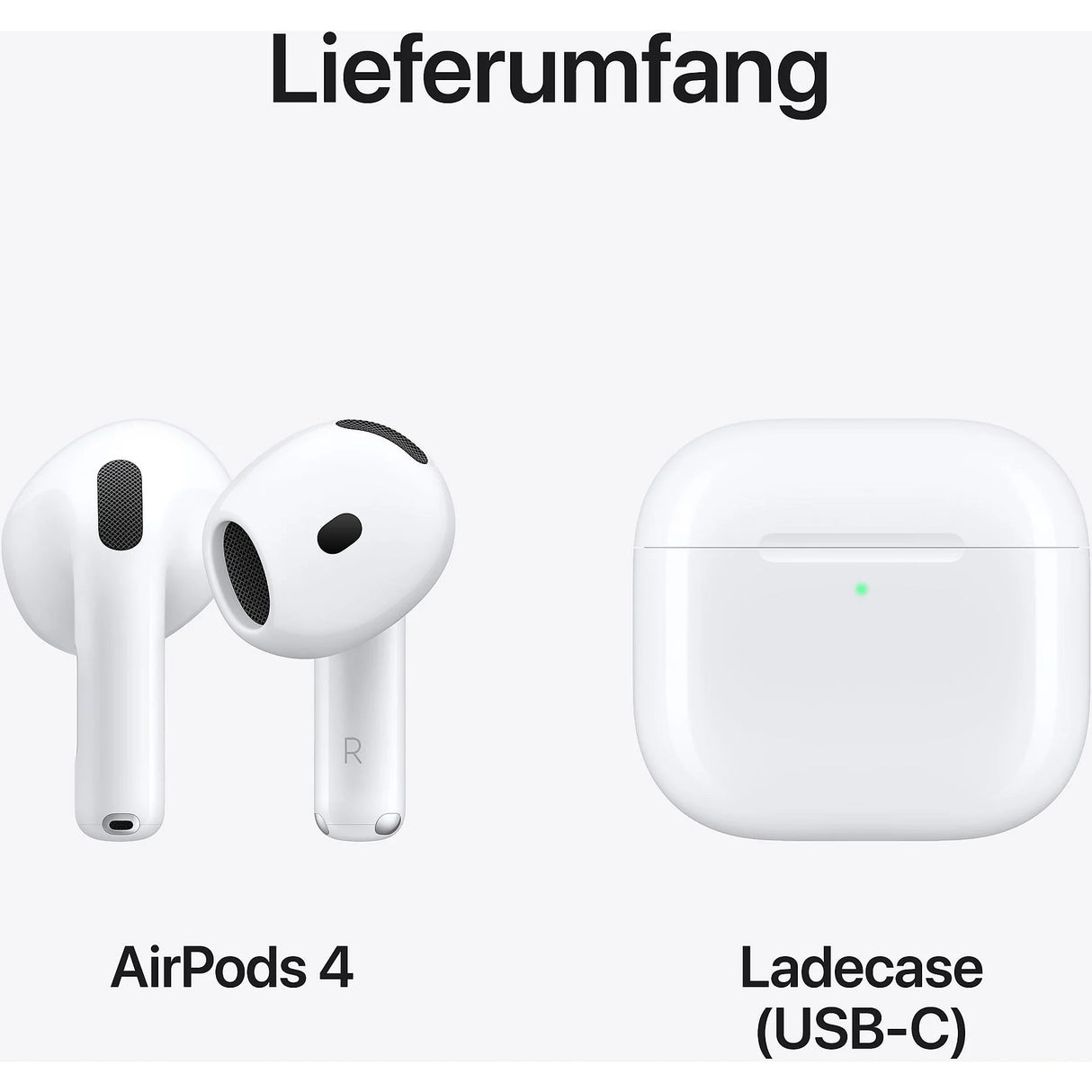 Apple Airpods 4 Bluetooth Kopfhörer weiss