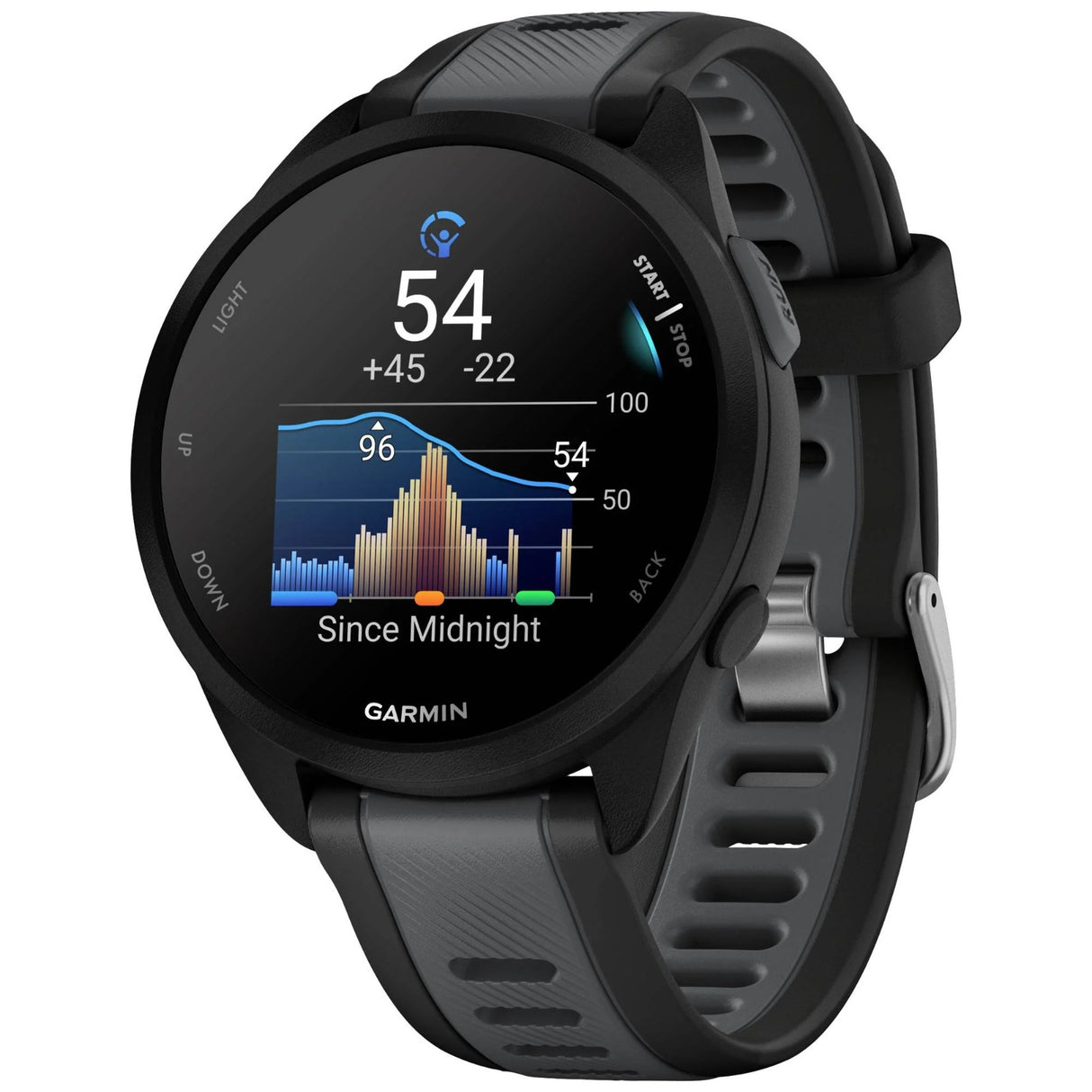Garmin Forerunner 165 Fitness-Tracker 43 mm Grau